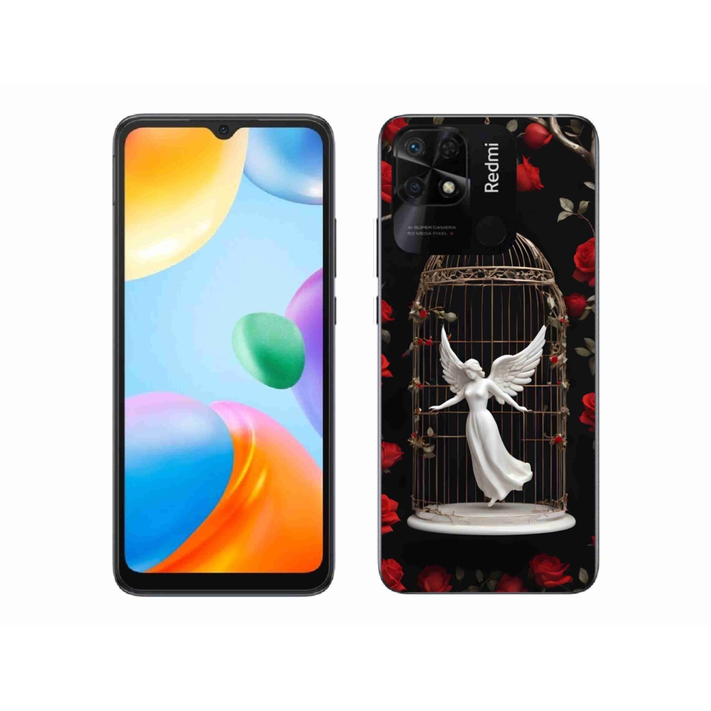 Gél borítás mmCase a Xiaomi Redmi 10C-hez - csapdába esett angyal