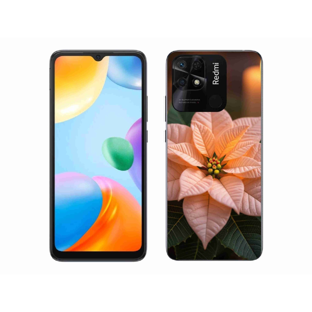 Gél borítás mmCase a Xiaomi Redmi 10C-hez - Karácsonyi csillag