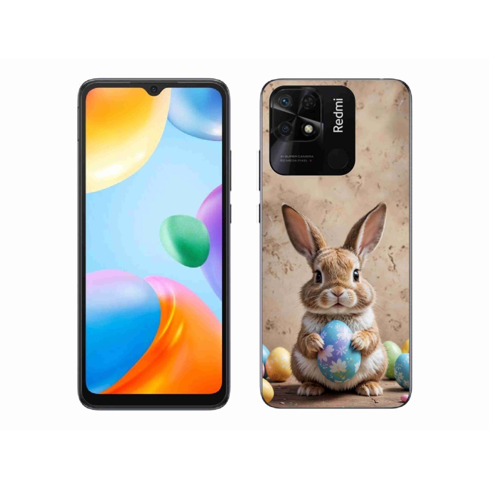 Gél borítás mmCase a Xiaomi Redmi 10C-hez - Húsvéti nyuszi