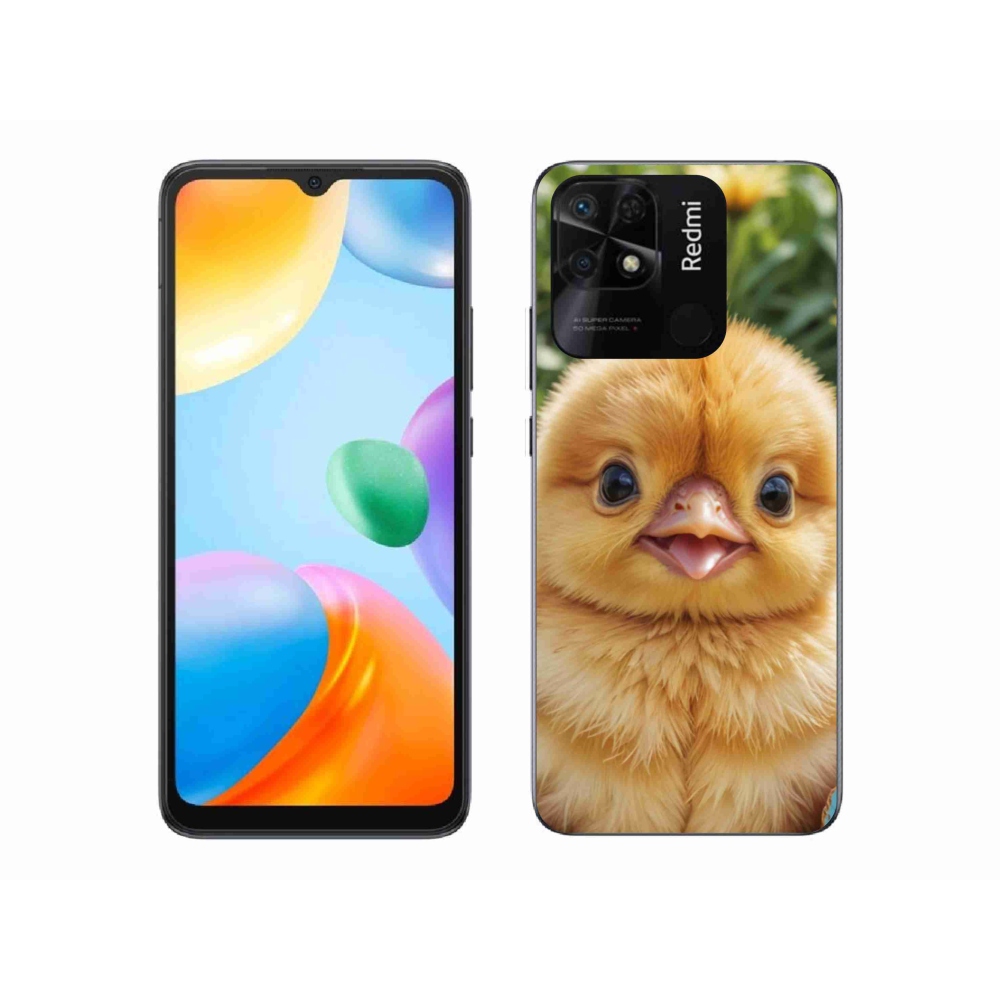 Gél borító mmCase a Xiaomi Redmi 10C-hez - boldog csaj