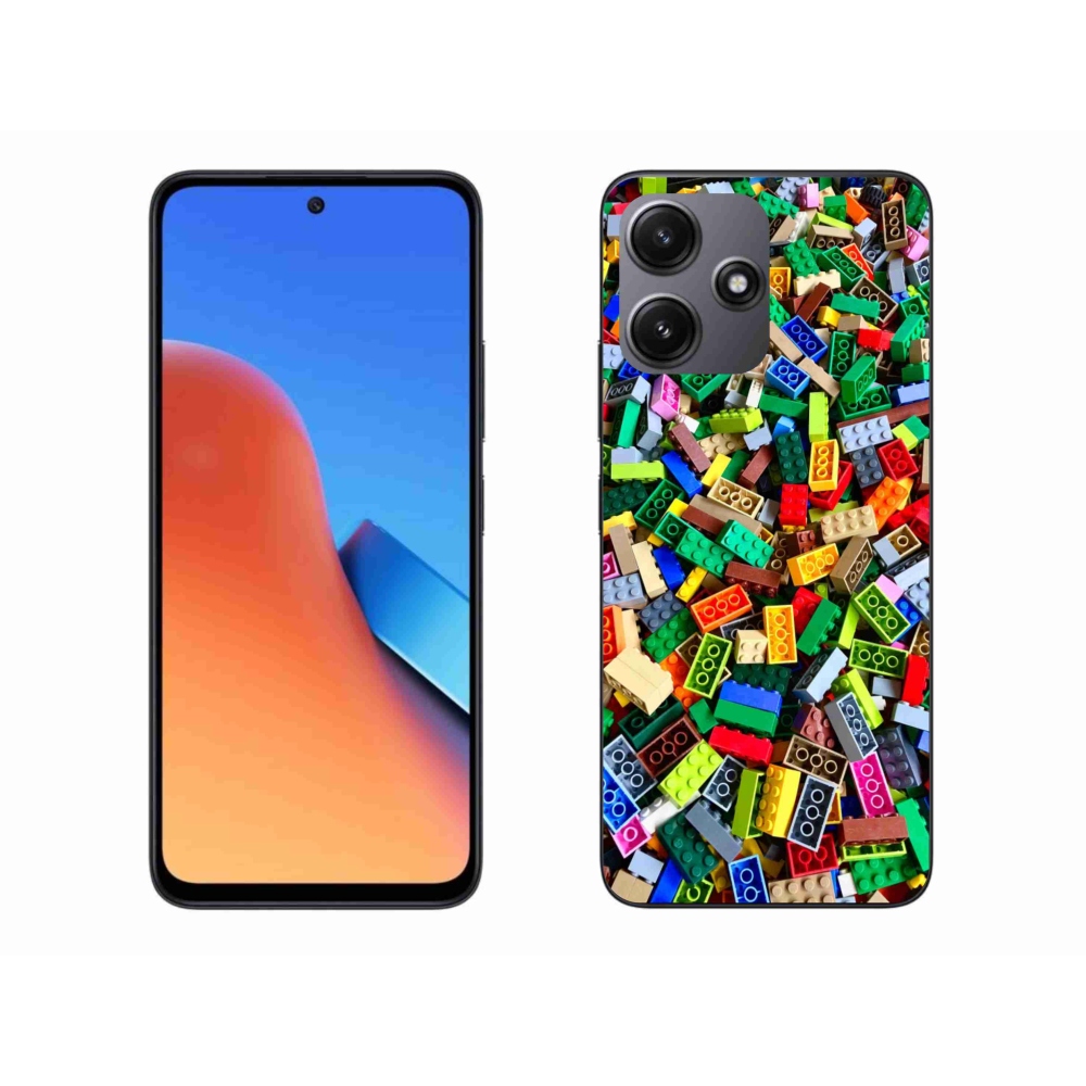 Gél borítás mmCase a Xiaomi Redmi 12 5G számára - színes építőkockák