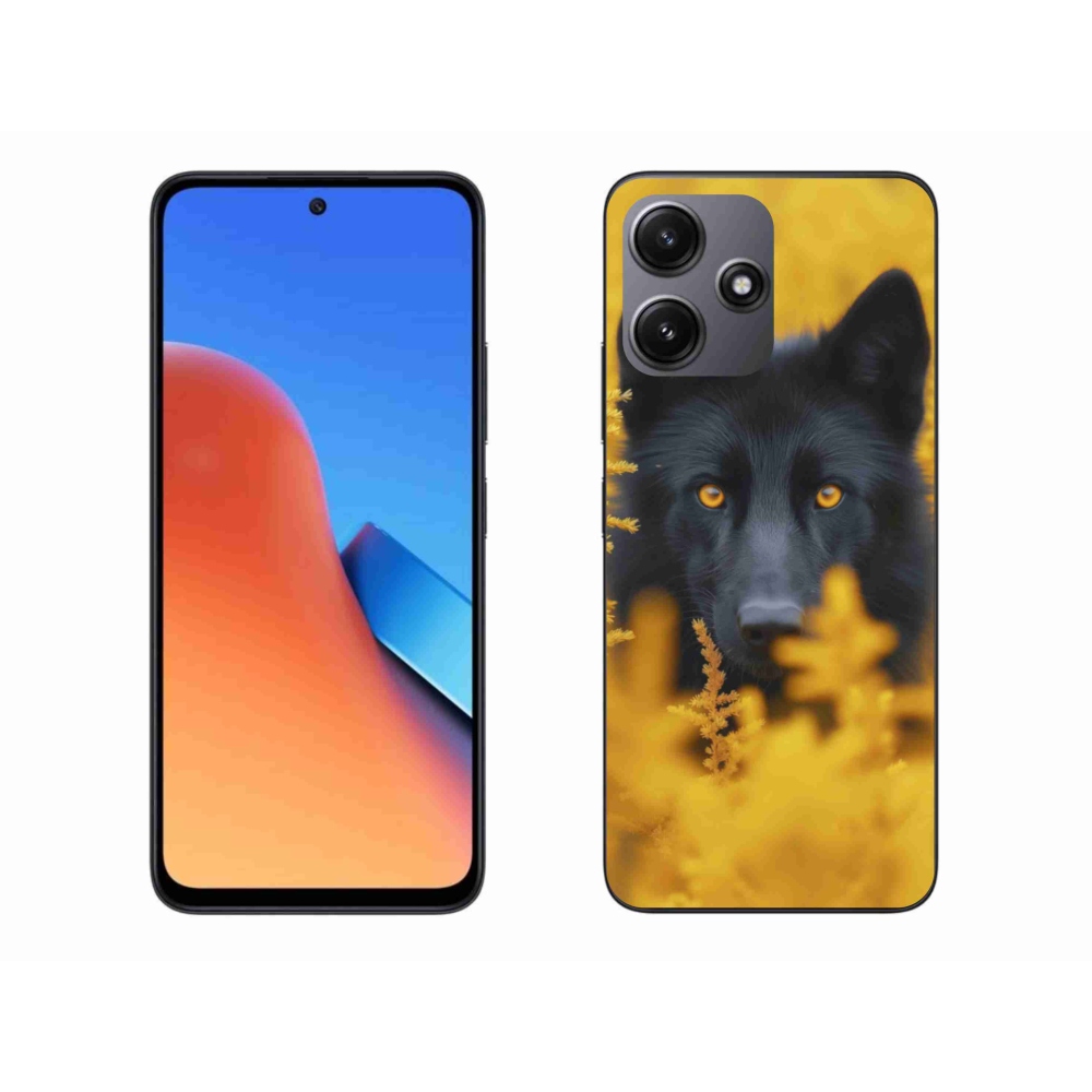 Gél borítás mmCase a Xiaomi Redmi 12 5G-hez - fekete farkas 2