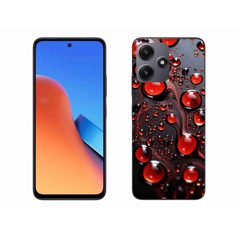 Gél borítás mmCase a Xiaomi Redmi 12 5G-hez - piros csepp 2