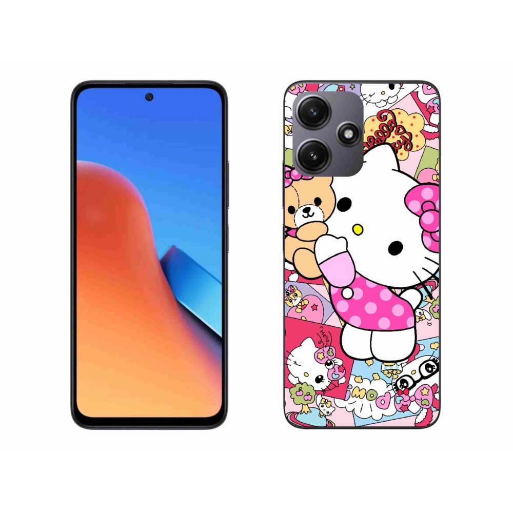 Gél borító mmCase a Xiaomi Redmi 12 5G számára - aranyos cica