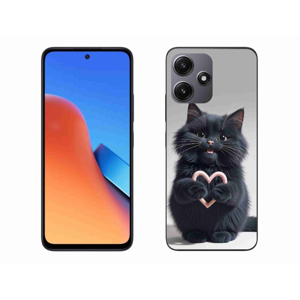 Gél borító mmCase a Xiaomi Redmi 12 5G-hez - macskaszerelem 3
