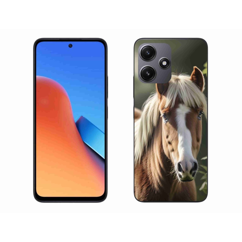 Gél borítás mmCase a Xiaomi Redmi 12 5G számára - ló könnyű sörénnyel