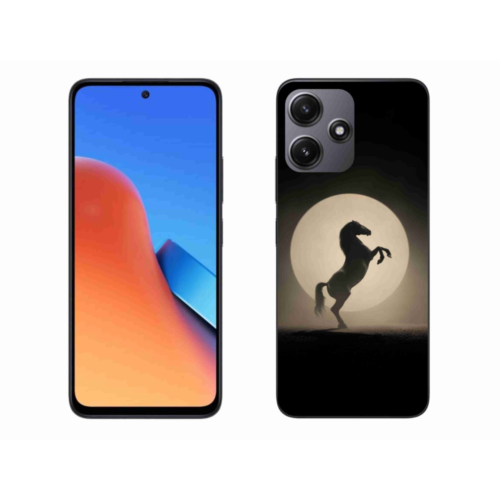 Gél borítás mmCase a Xiaomi Redmi 12 5G számára - ló sziluettben
