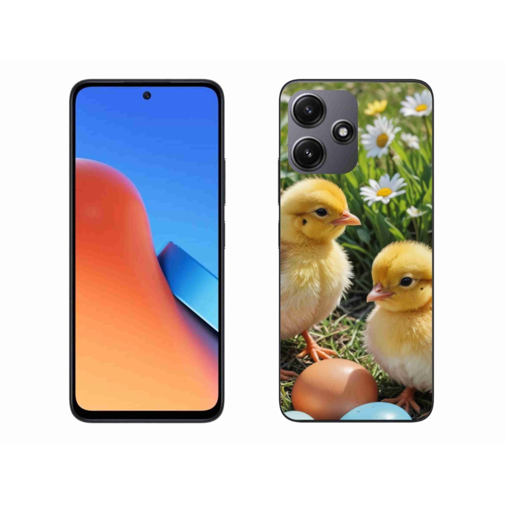 Gél borítás mmCase a Xiaomi Redmi 12 5G-hez - csirkék
