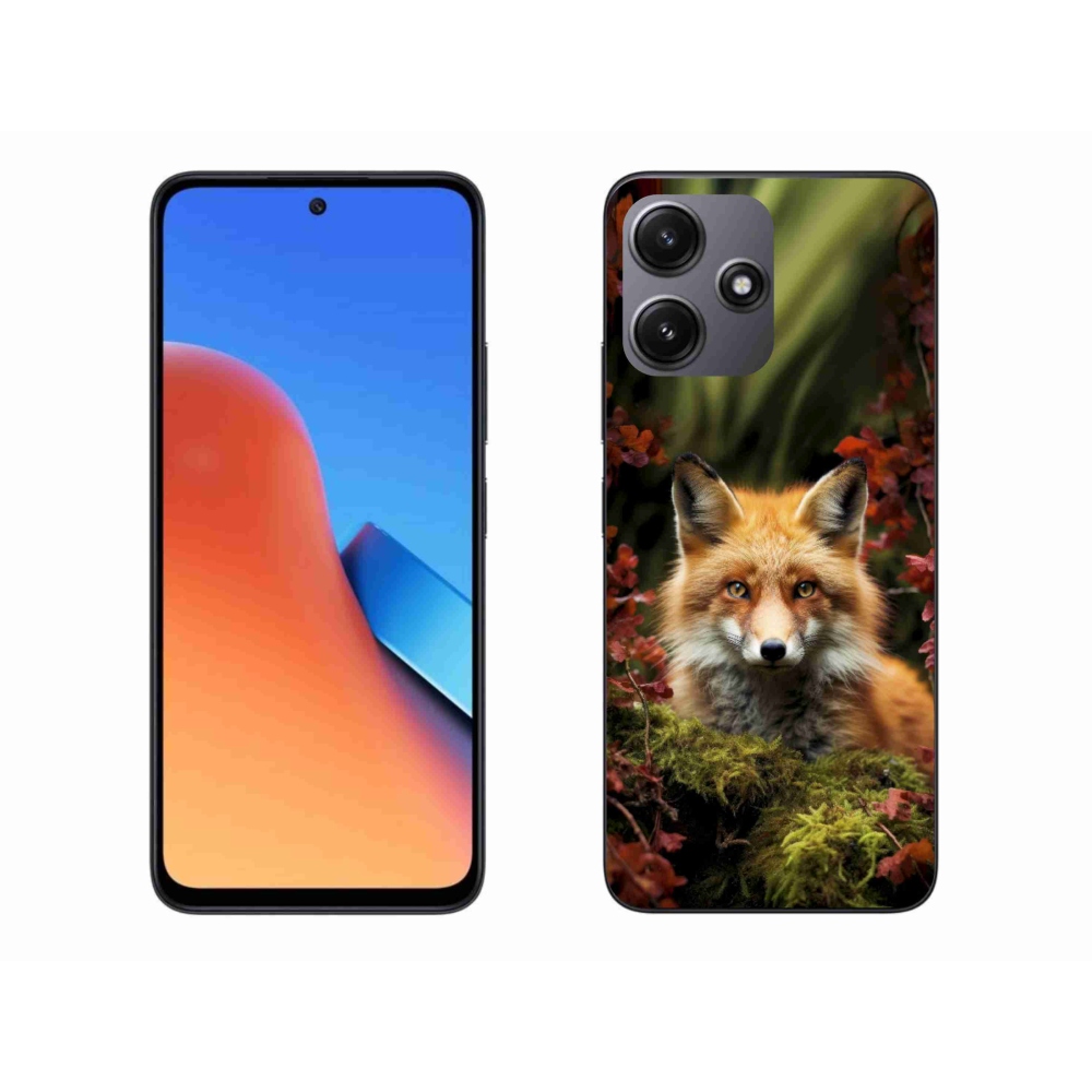 Gél borítás mmCase a Xiaomi Redmi 12 5G-hez - róka az erdőben