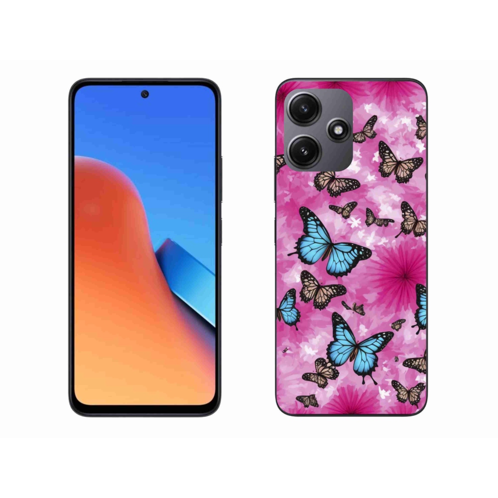 Gél borítás mmCase a Xiaomi Redmi 12 5G-hez - pillangókert