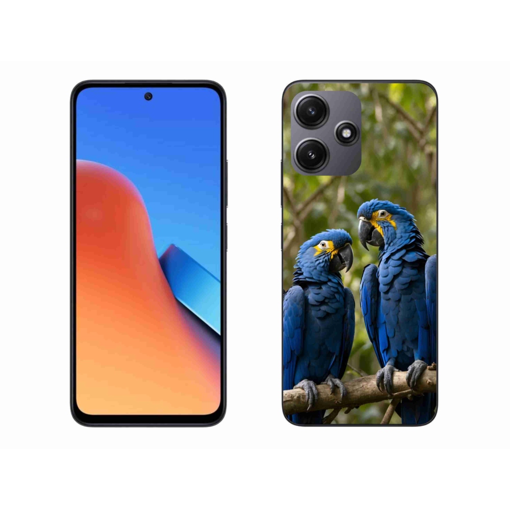 Gél borítás mmCase a Xiaomi Redmi 12 5G számára - papagáj duó