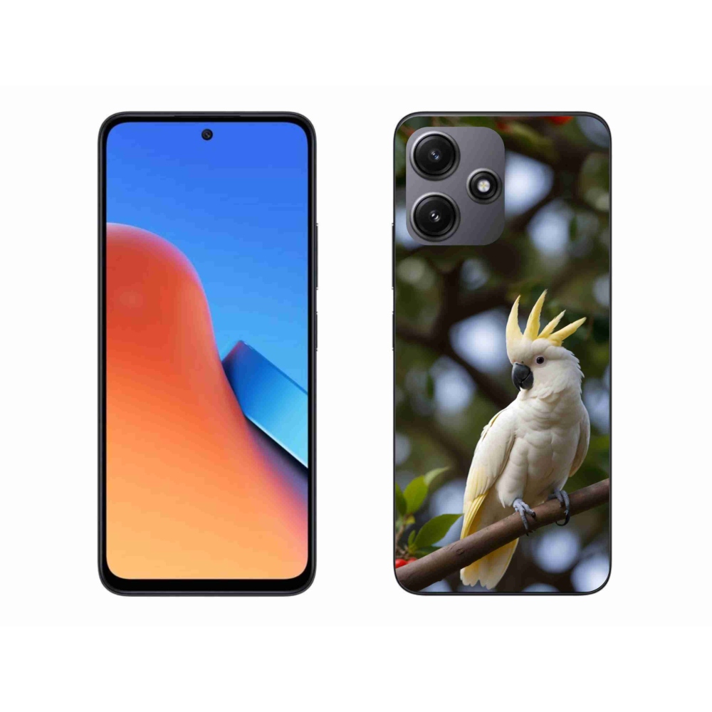 Gél borítás mmCase a Xiaomi Redmi 12 5G számára - papagáj kakadu 3