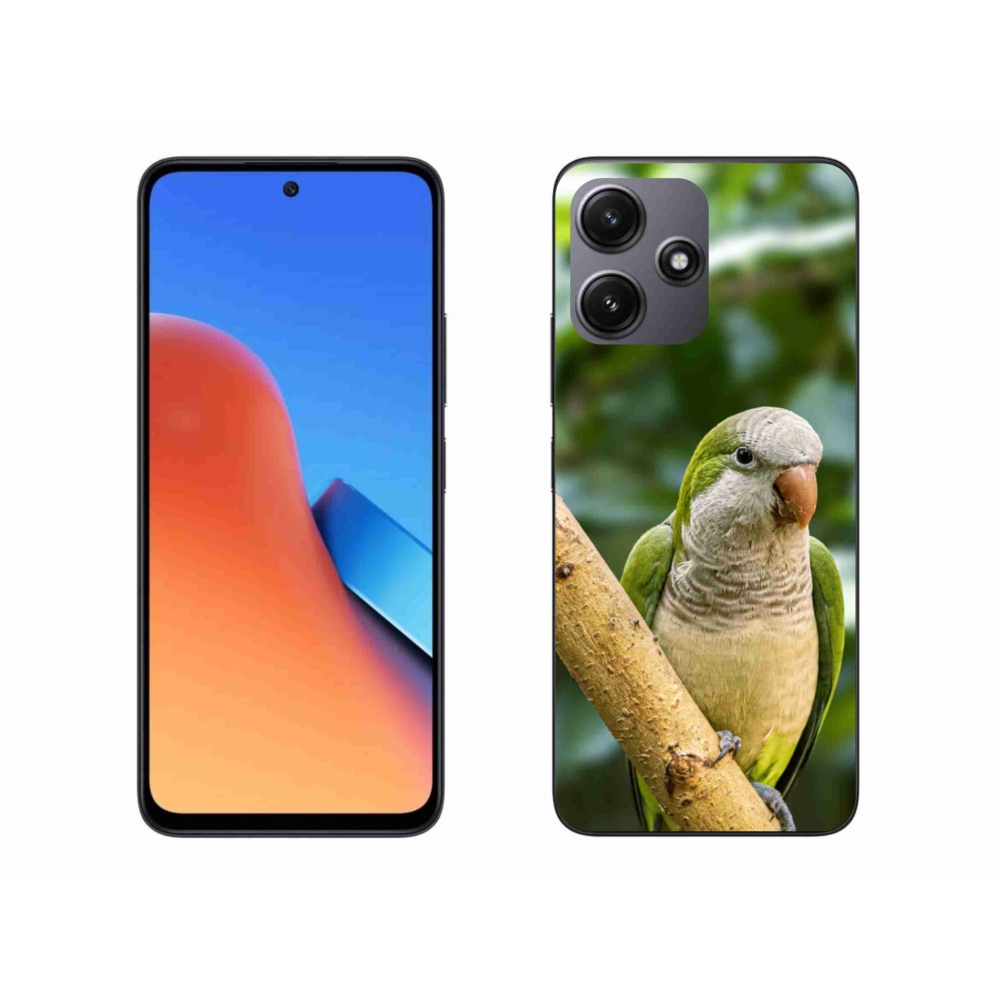 Gél borítás mmCase a Xiaomi Redmi 12 5G készülékhez - papagáj