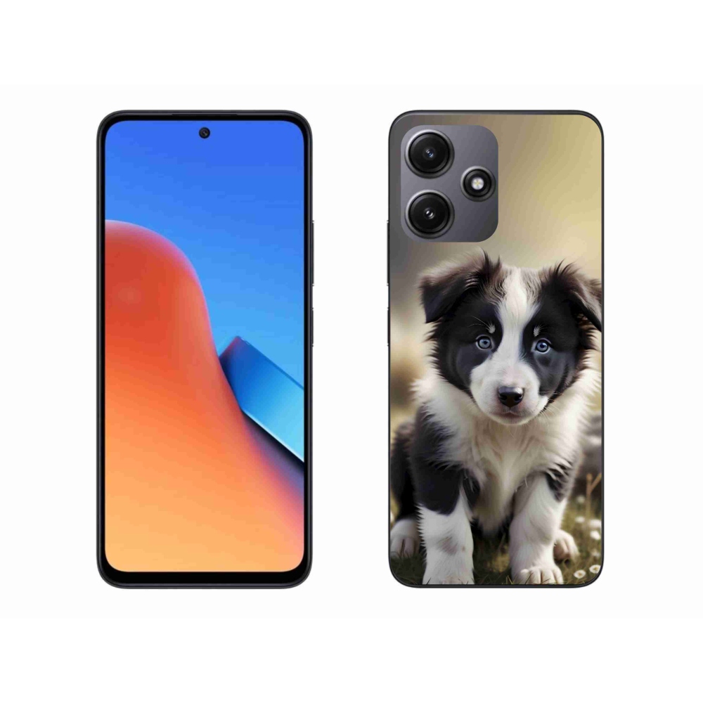 Gél borító mmCase a Xiaomi Redmi 12 5G-hez - aranyos border collie