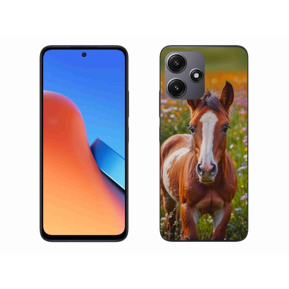 Gél borító mmCase a Xiaomi Redmi 12 5G számára - aranyos csikó