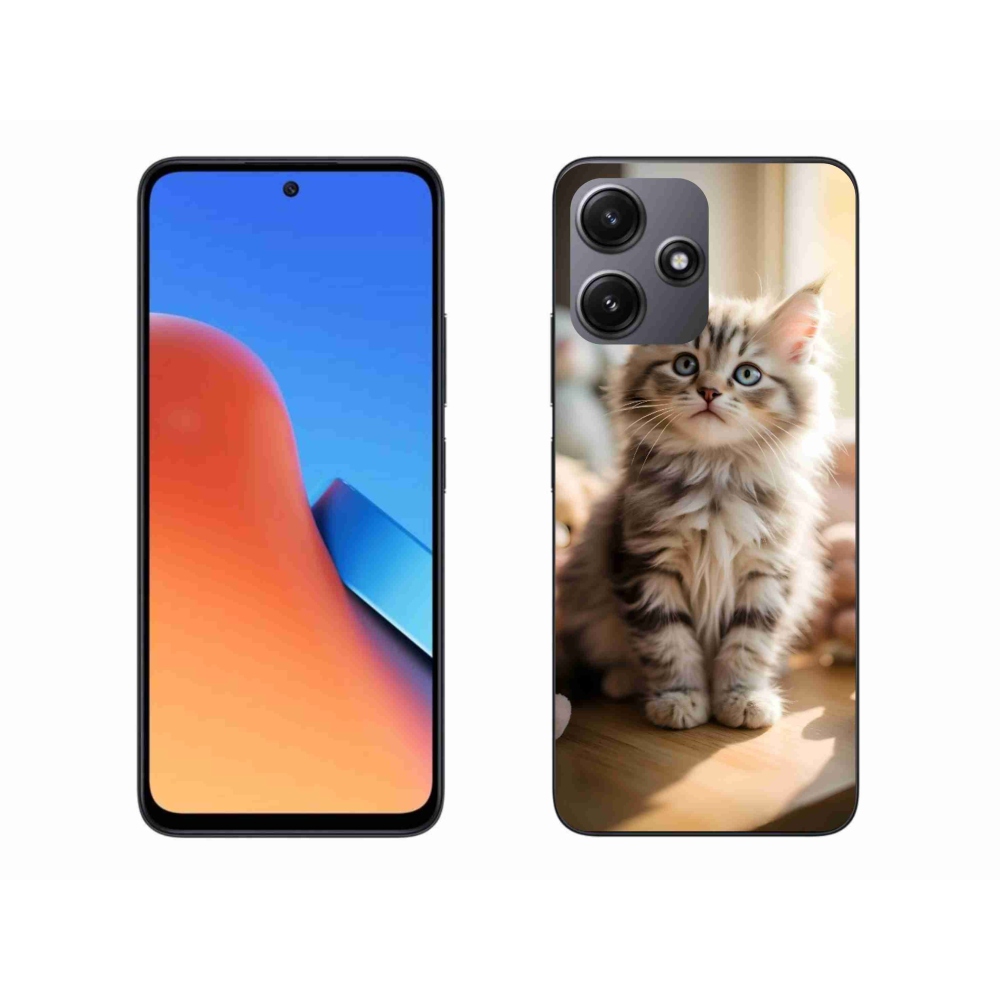 Gél borító mmCase a Xiaomi Redmi 12 5G számára - aranyos cica 10