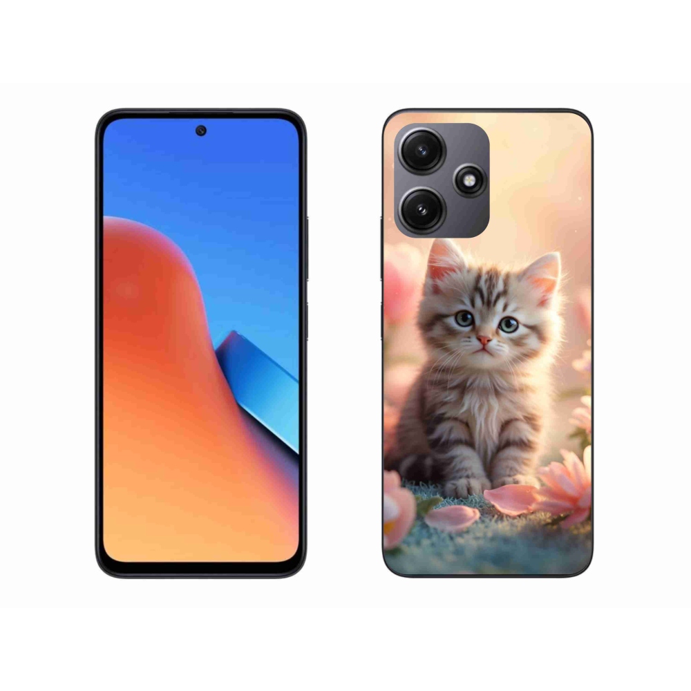 Gél borító mmCase a Xiaomi Redmi 12 5G számára - aranyos cica 8