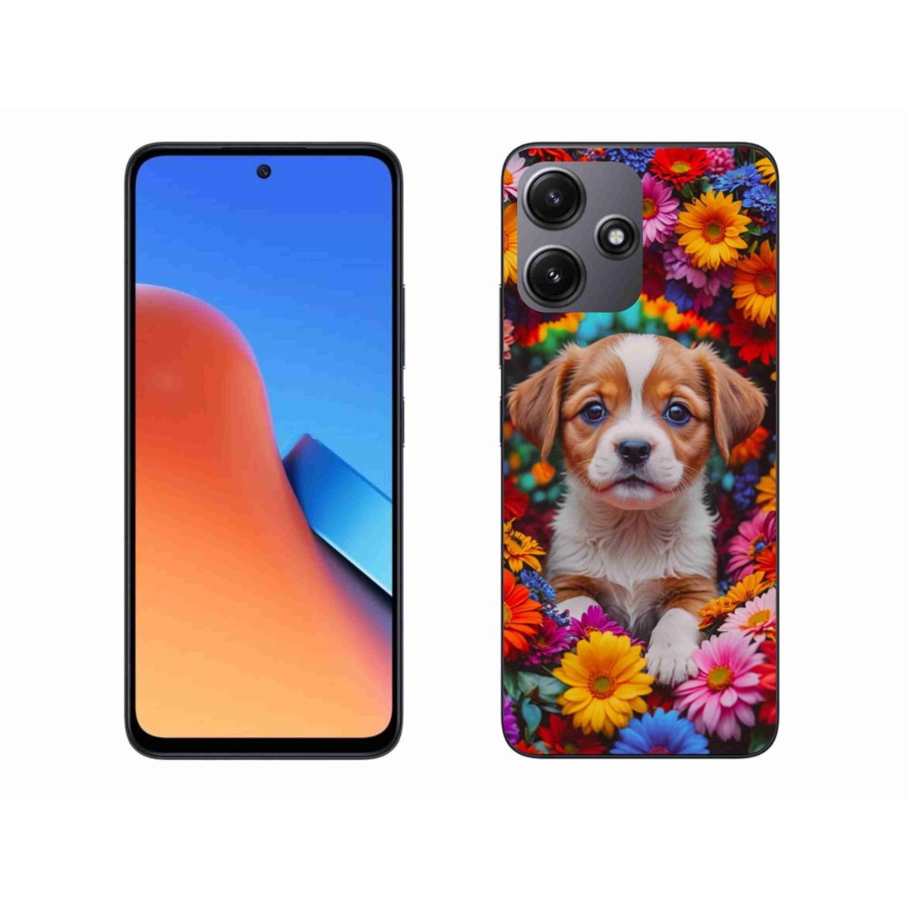 Gél borítás mmCase a Xiaomi Redmi 12 5G számára - aranyos kiskutya