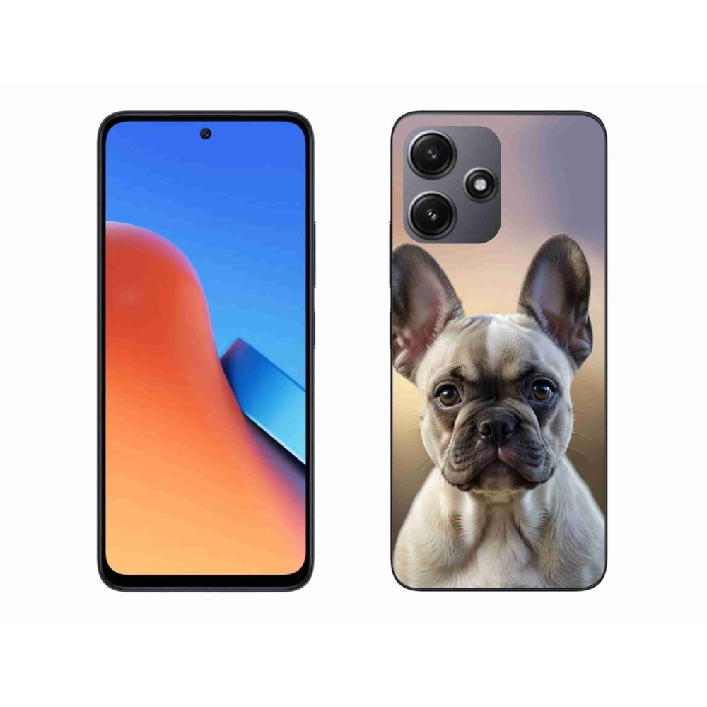 Gél borítás mmCase a Xiaomi Redmi 12 5G-hez - aranyos francia bulldog