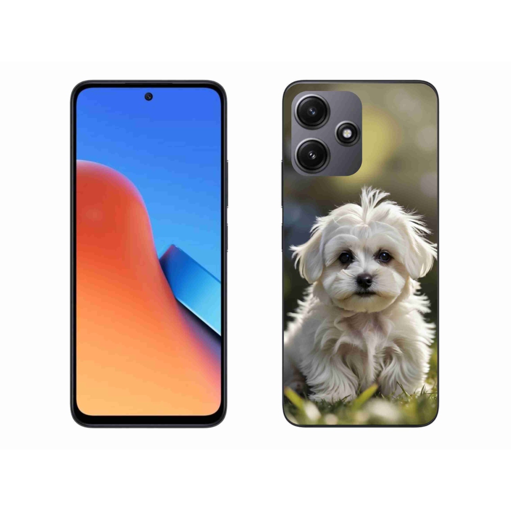 Gél borítás mmCase a Xiaomi Redmi 12 5G-hez - aranyos máltai kutya