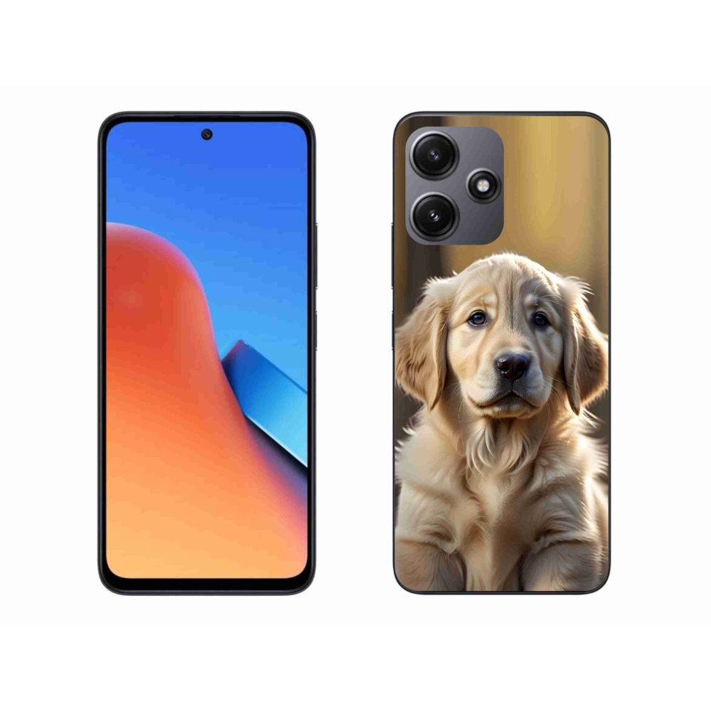 Gél borítás mmCase a Xiaomi Redmi 12 5G számára - aranyos arany retriever