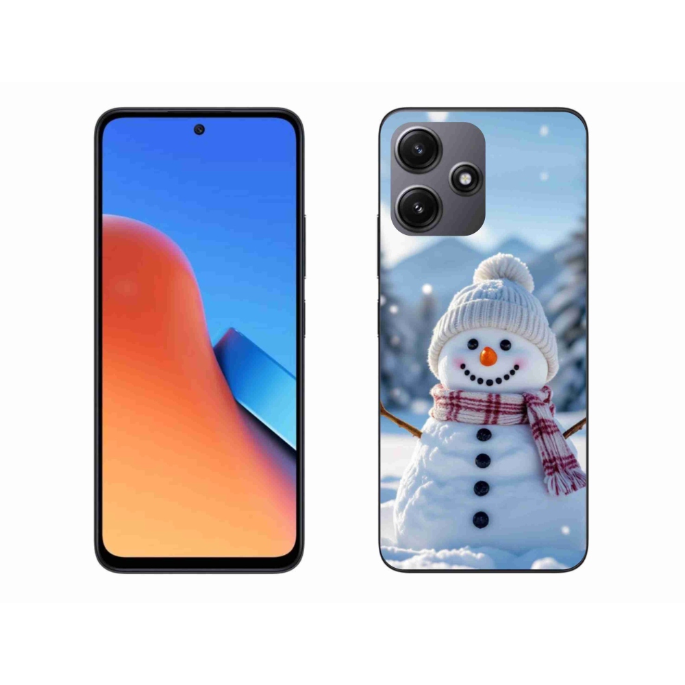 Gél borítás mmCase a Xiaomi Redmi 12 5G-hez - hóember 3