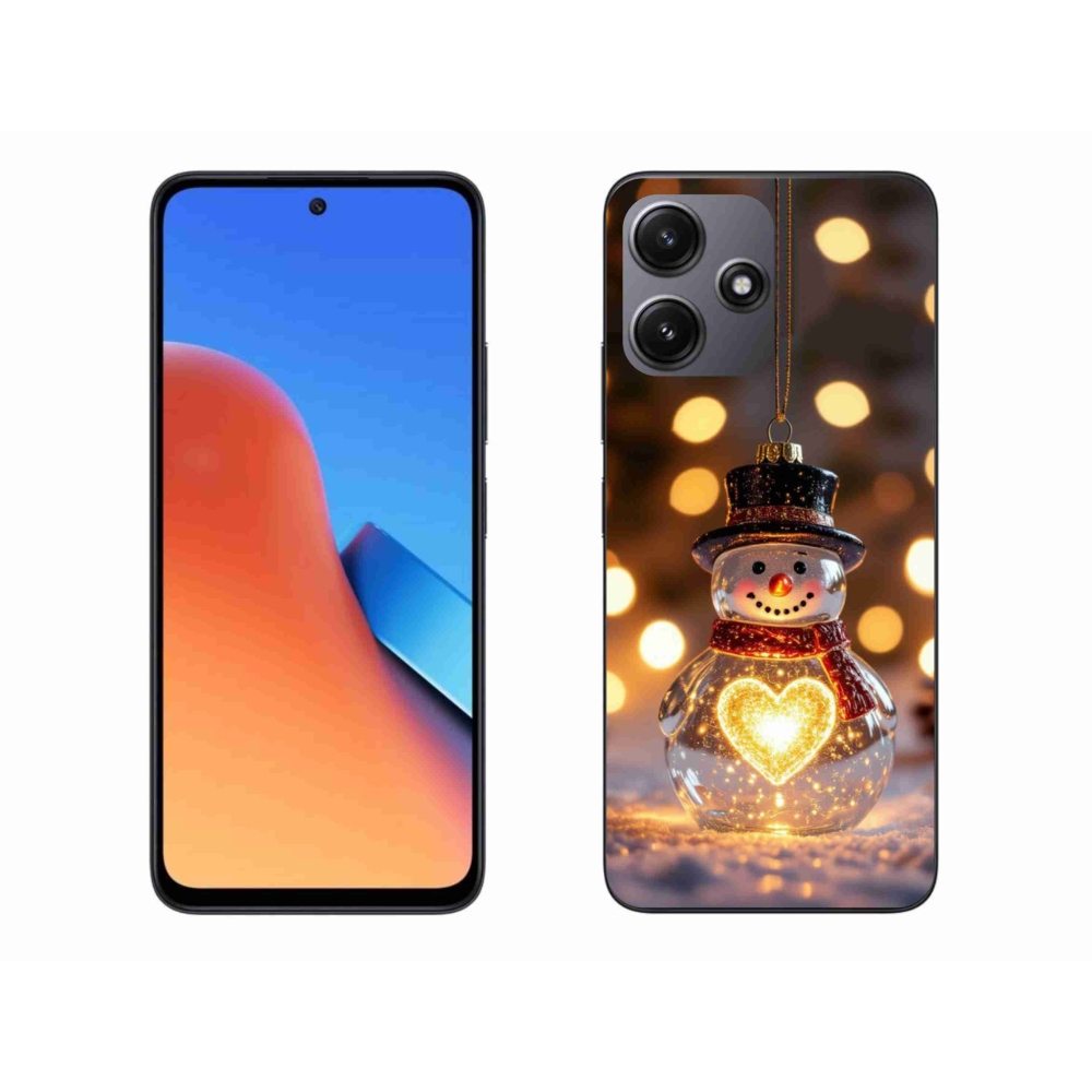 Gél borítás mmCase a Xiaomi Redmi 12 5G számára - karácsonyi hóember