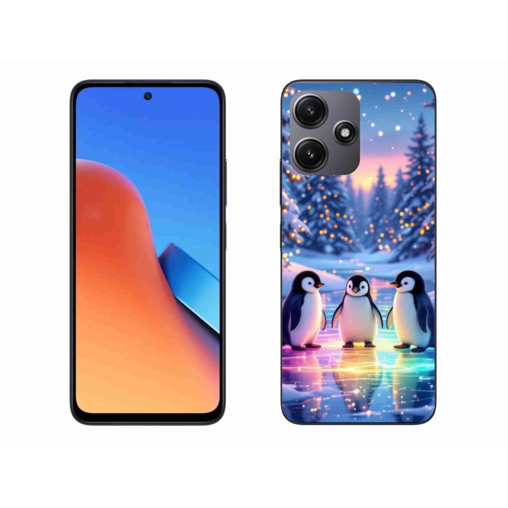 Gél borító mmCase a Xiaomi Redmi 12 5G-hez - pingvinek