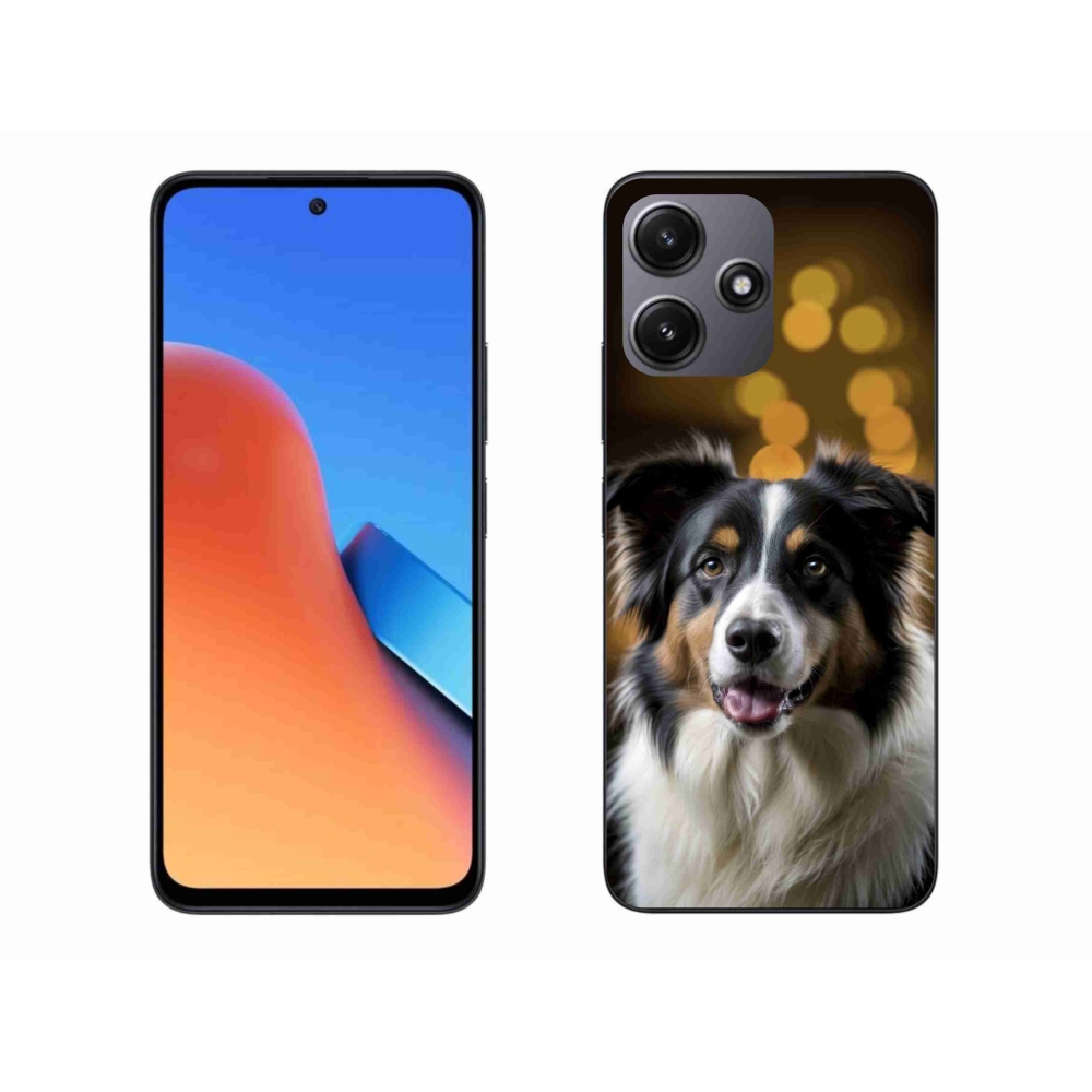 Gél borítás mmCase a Xiaomi Redmi 12 5G-hez - mosolygós ausztrál juhászkutya