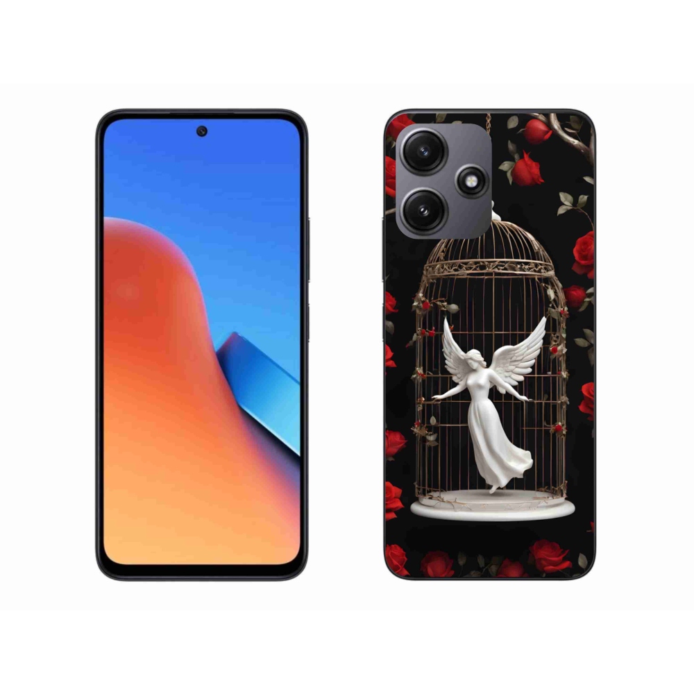 Gél borító mmCase a Xiaomi Redmi 12 5G számára - csapdába esett angyal