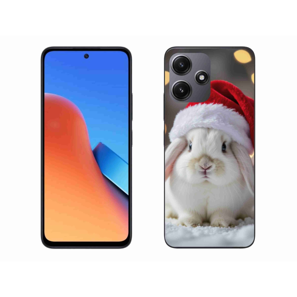 Gél borítás mmCase a Xiaomi Redmi 12 5G számára - karácsonyi nyúl