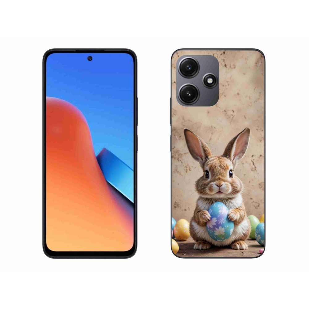 Gél borítás mmCase a Xiaomi Redmi 12 5G számára - Húsvéti nyuszi