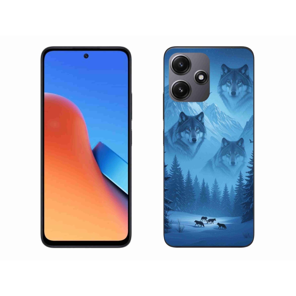 Gél borítás mmCase a Xiaomi Redmi 12 5G számára - farkas csomag