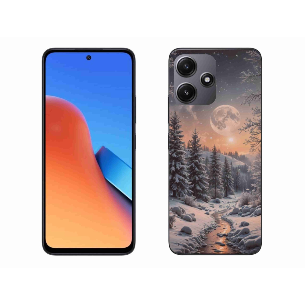 Gél borító mmCase a Xiaomi Redmi 12 5G számára - téli táj 2