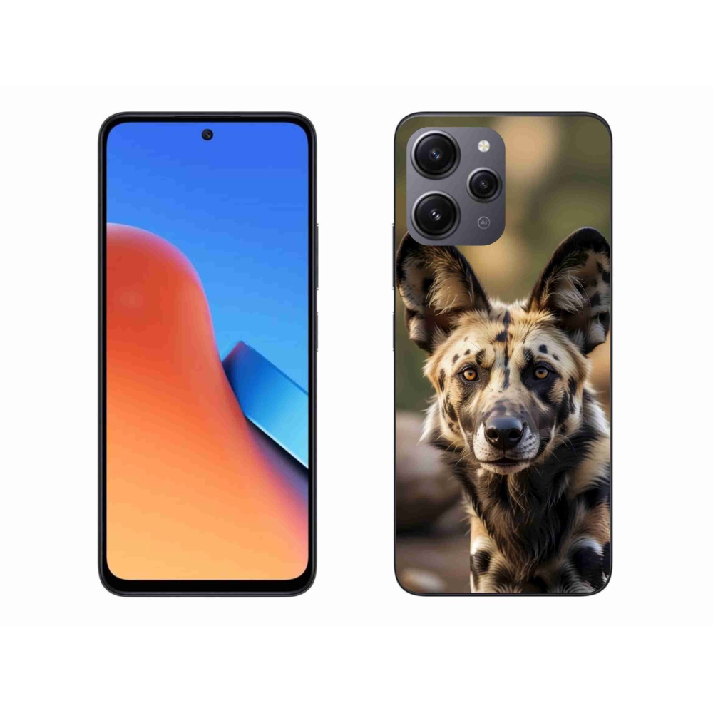 Gél borítás mmCase a Xiaomi Redmi 12-hez - Afrikai vadkutya