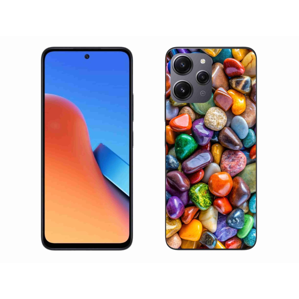 Gél borítás mmCase a Xiaomi Redmi 12-hez - színes strasszkövek