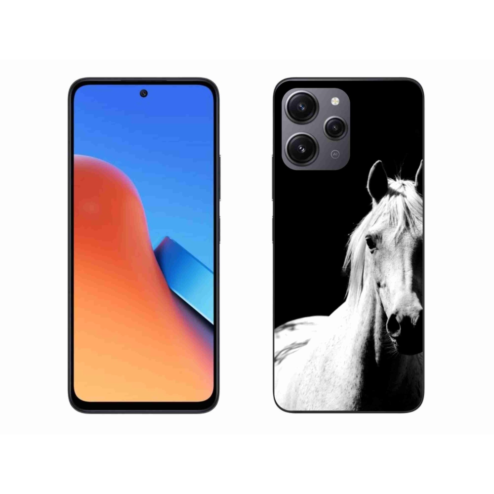 Gél borítás mmCase a Xiaomi Redmi 12-hez - fehér ló 5