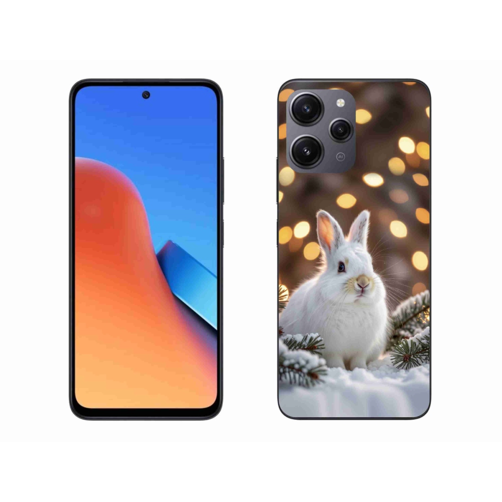Gél borítás mmCase a Xiaomi Redmi 12-hez - fehér nyúl