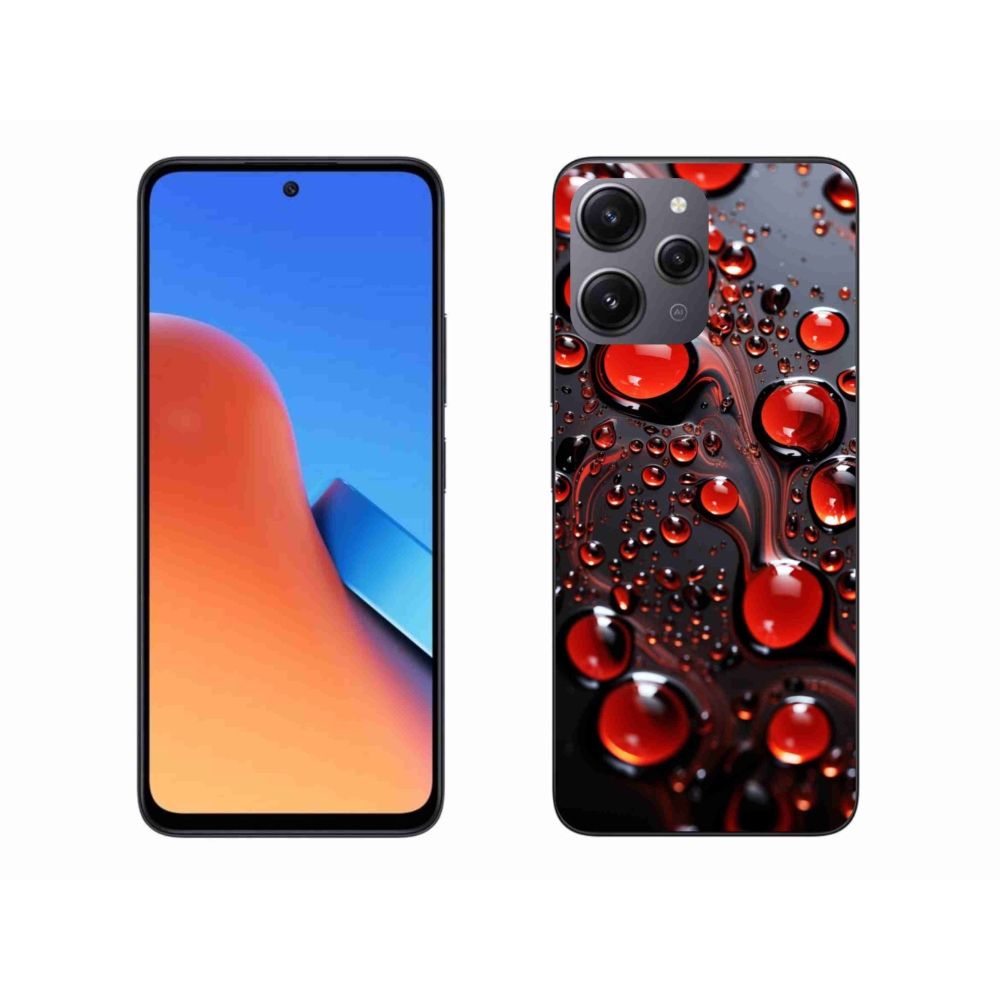 Gél borítás mmCase a Xiaomi Redmi 12-hez - piros csepp 2