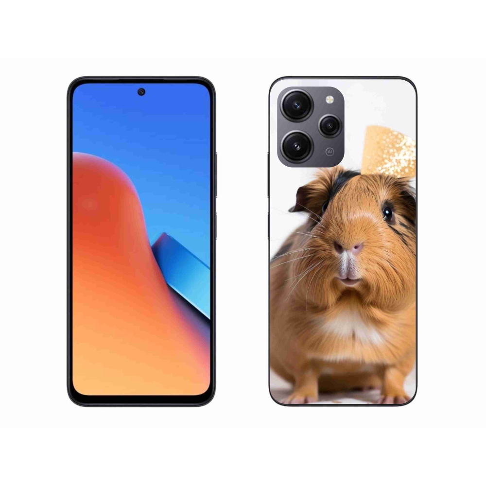 Gél borítás mmCase a Xiaomi Redmi 12-hez - barna tengerimalac