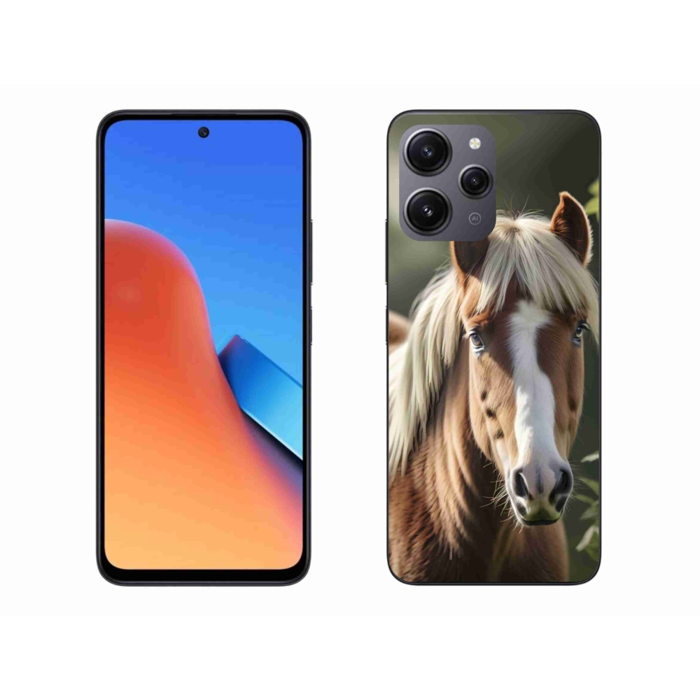 Gél borítás mmCase a Xiaomi Redmi 12-hez - ló könnyű sörénnyel