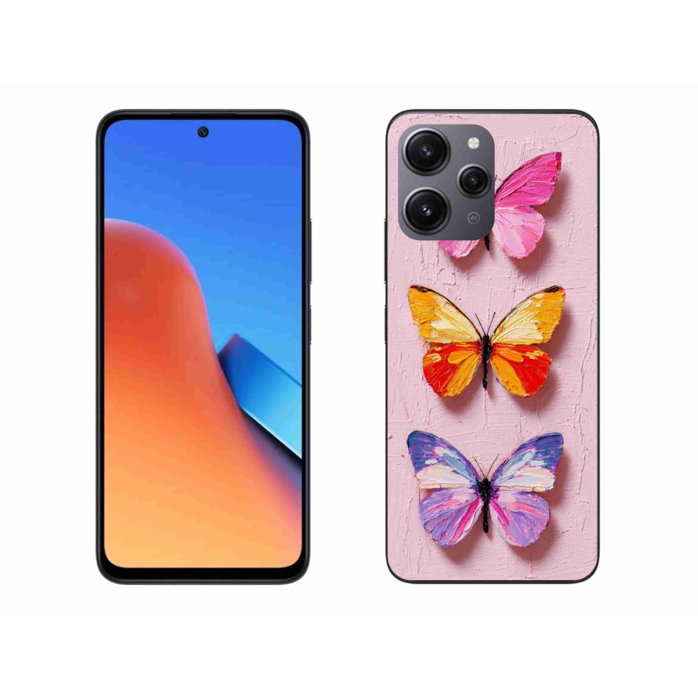 Gél borítás mmCase a Xiaomi Redmi 12-hez - pillangó szentháromság