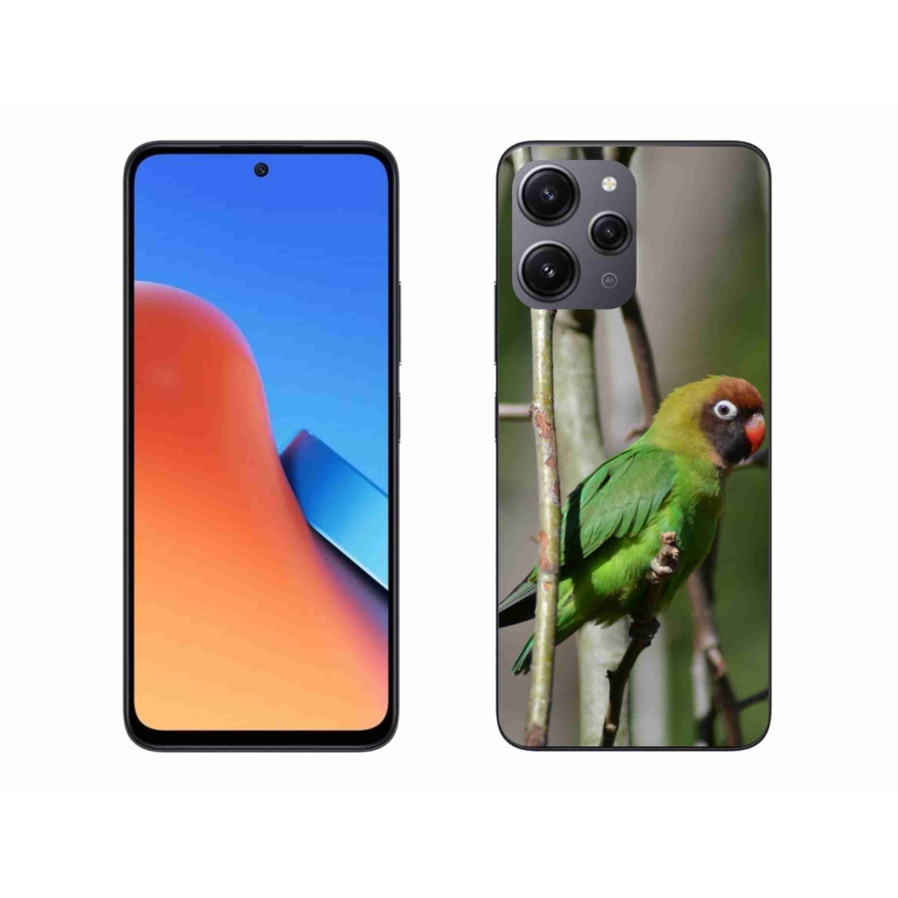 Gél borító mmCase a Xiaomi Redmi 12-hez - papagáj agapornis