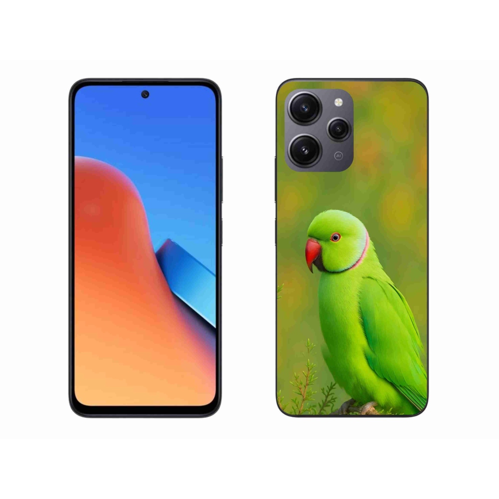 Gél borítás mmCase a Xiaomi Redmi 12-hez - papagáj alexandr 2