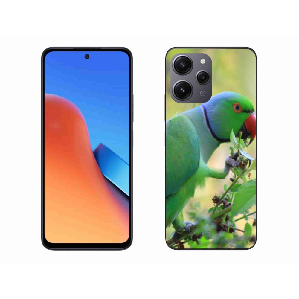 Gél borítás mmCase a Xiaomi Redmi 12-hez - papagáj alexandr