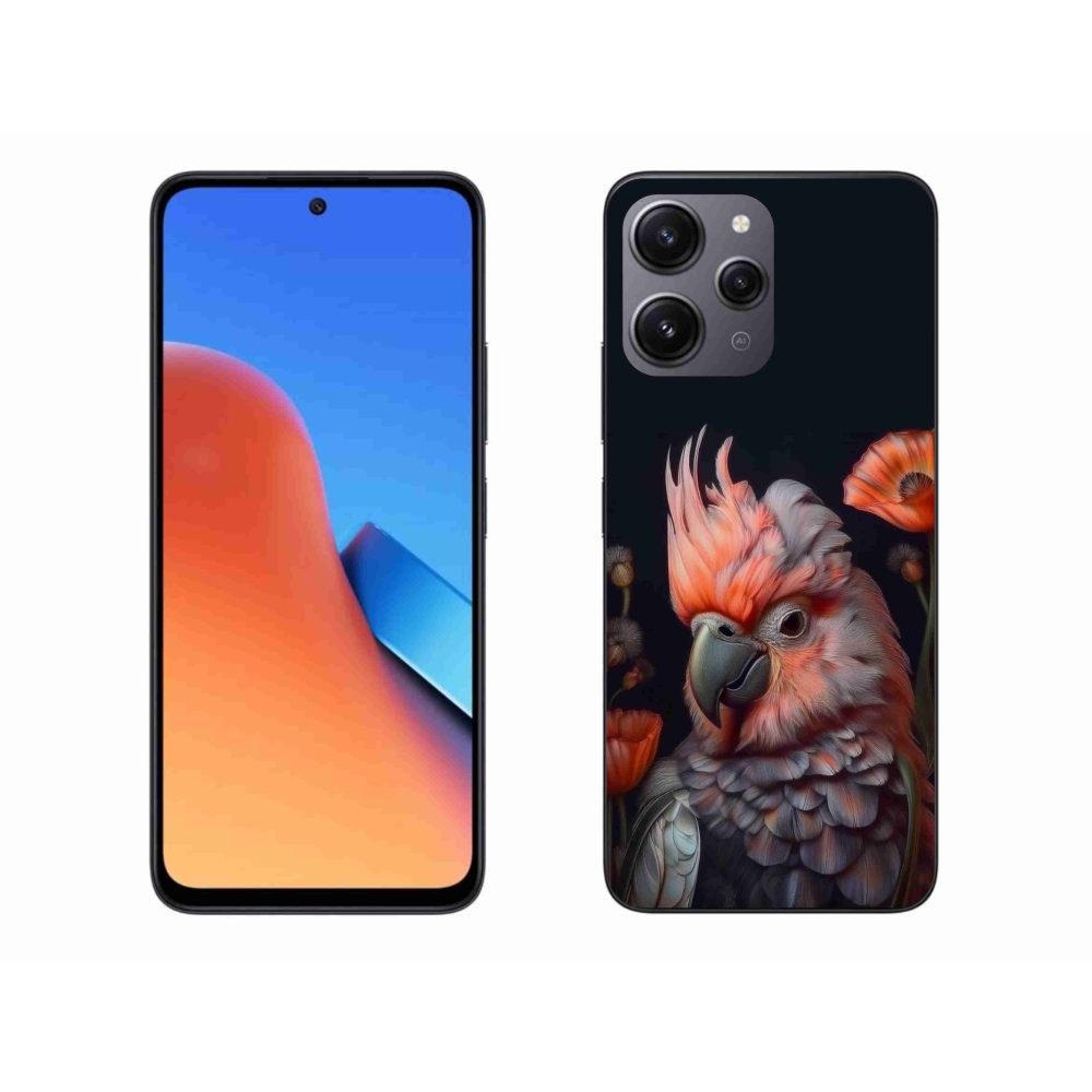 Gél borító mmCase a Xiaomi Redmi 12-hez - papagáj kakadu színekben