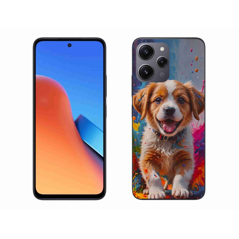 Gél borítás mmCase a Xiaomi Redmi 12-hez - aranyos kiskutya 3