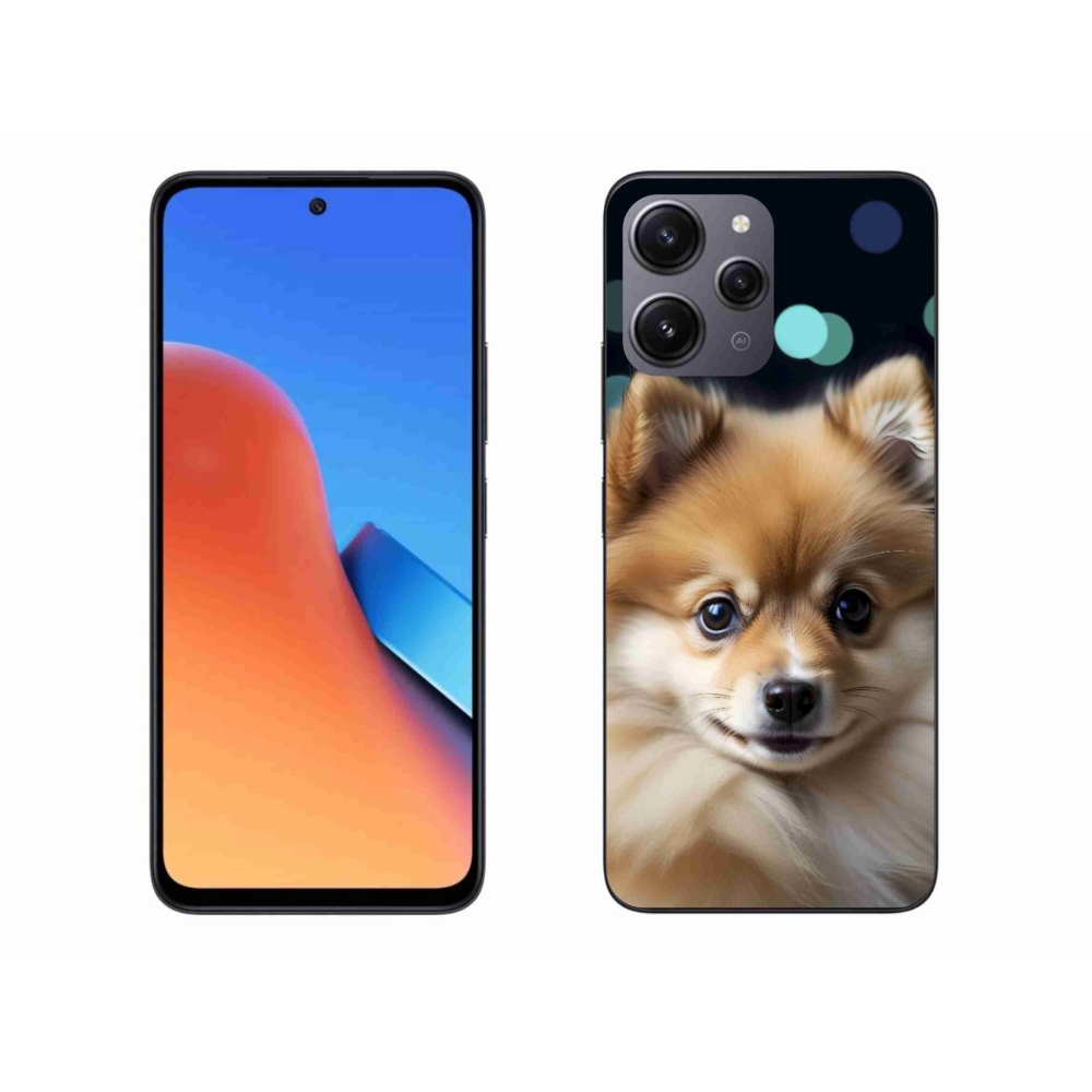 Gél borító mmCase a Xiaomi Redmi 12-hez - aranyos pomerániai