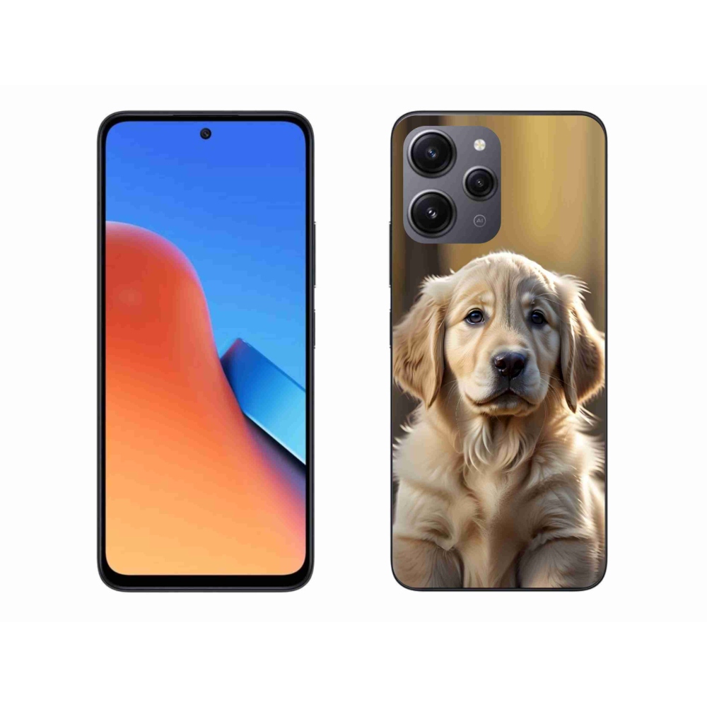 Gél borítás mmCase a Xiaomi Redmi 12-hez - aranyos arany retriever