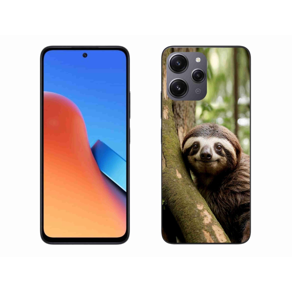 Gél borítás mmCase a Xiaomi Redmi 12-hez - mosolygó lajhár